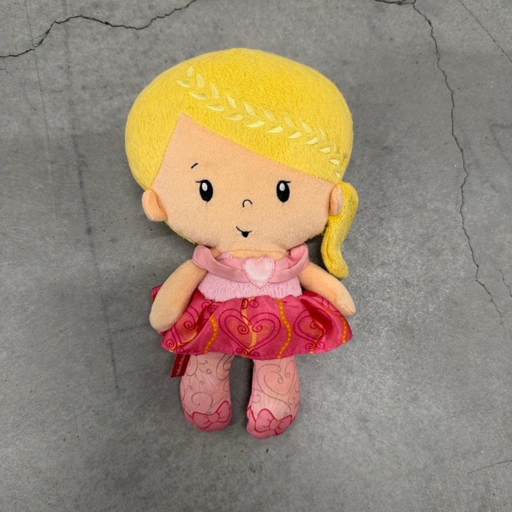 Fisher Price Princess Mommy Princess Chime 10" Plush Doll Blonde Hair